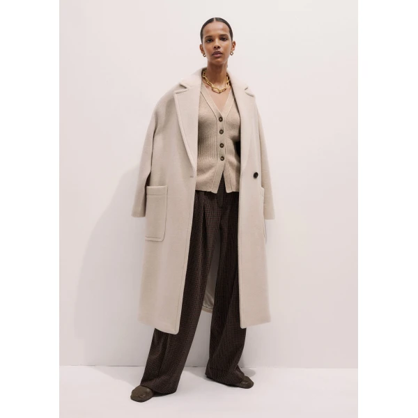 Me + Em Tapered Trouser – luxury British Brown in Me and Em exclusively at Luxury Shoes 