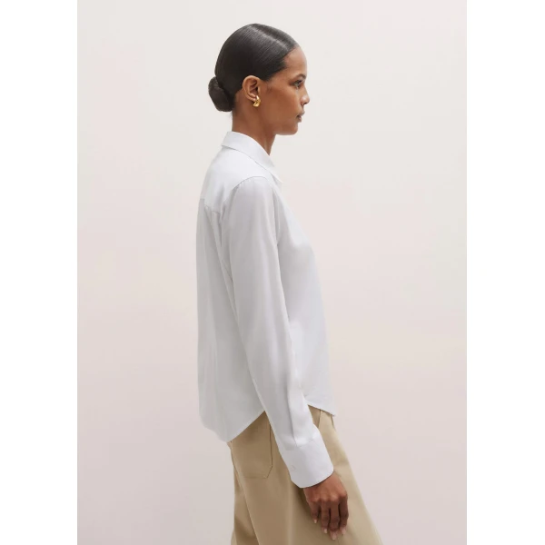 Me and Em Travel Layering Shirt – luxury British White in Me and Em exclusively at Luxury Shoes 