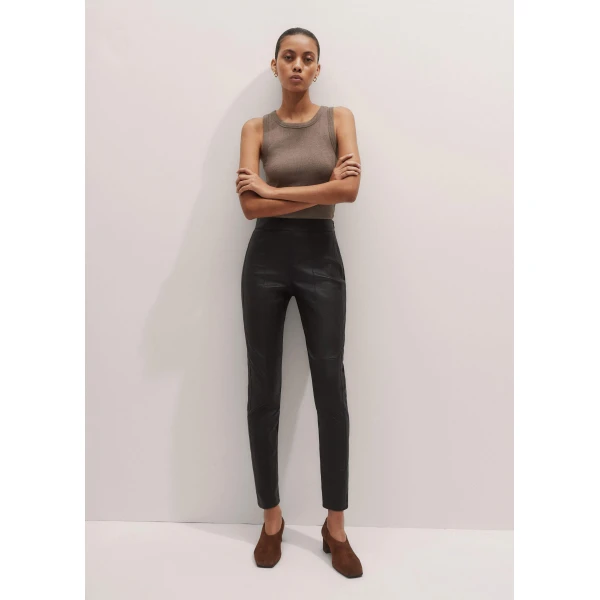 Me and Em Ultimate Crew Neck Tank – luxury British Brown in Me and Em exclusively at Luxury Shoes 
