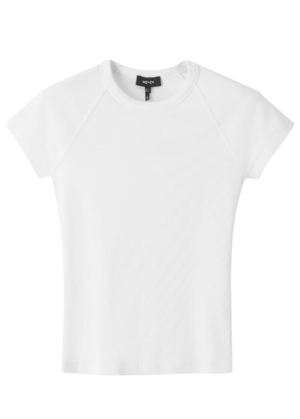 Me and Em Ultimate Raglan Tee – luxury British White in Me and Em exclusively at Luxury Shoes 