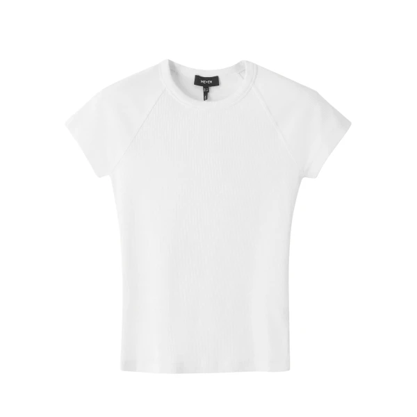 Me and Em Ultimate Raglan Tee – luxury British White in Me and Em exclusively at Luxury Shoes 
