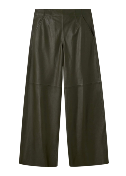 Me and Em Wide-Leg Pant – luxury British Green in Me and Em exclusively at Luxury Shoes 