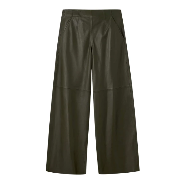 Me and Em Wide-Leg Pant – luxury British Green in Me and Em exclusively at Luxury Shoes 