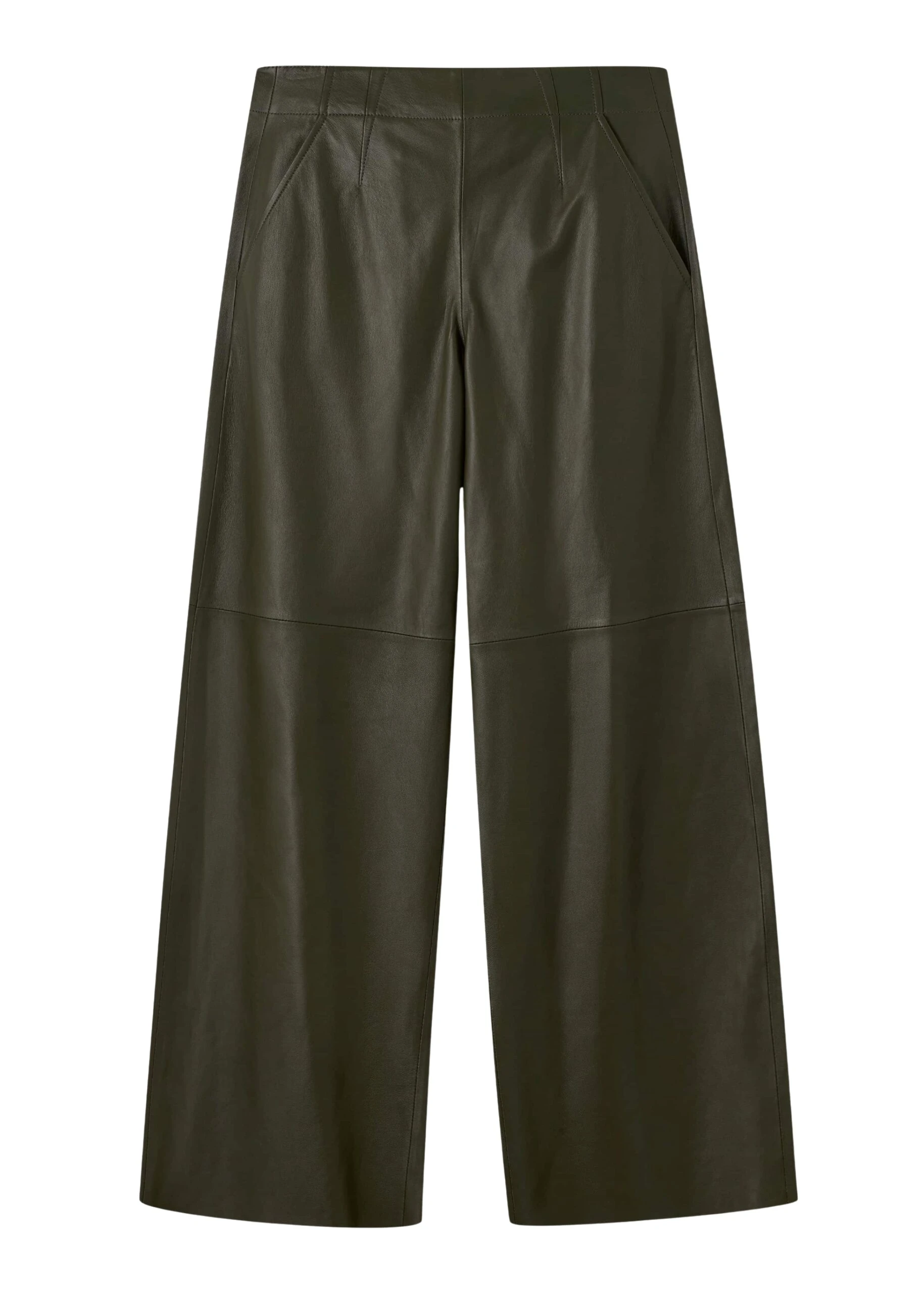 Me and Em Wide-Leg Pant – luxury British Green in Me and Em exclusively at Luxury Shoes 