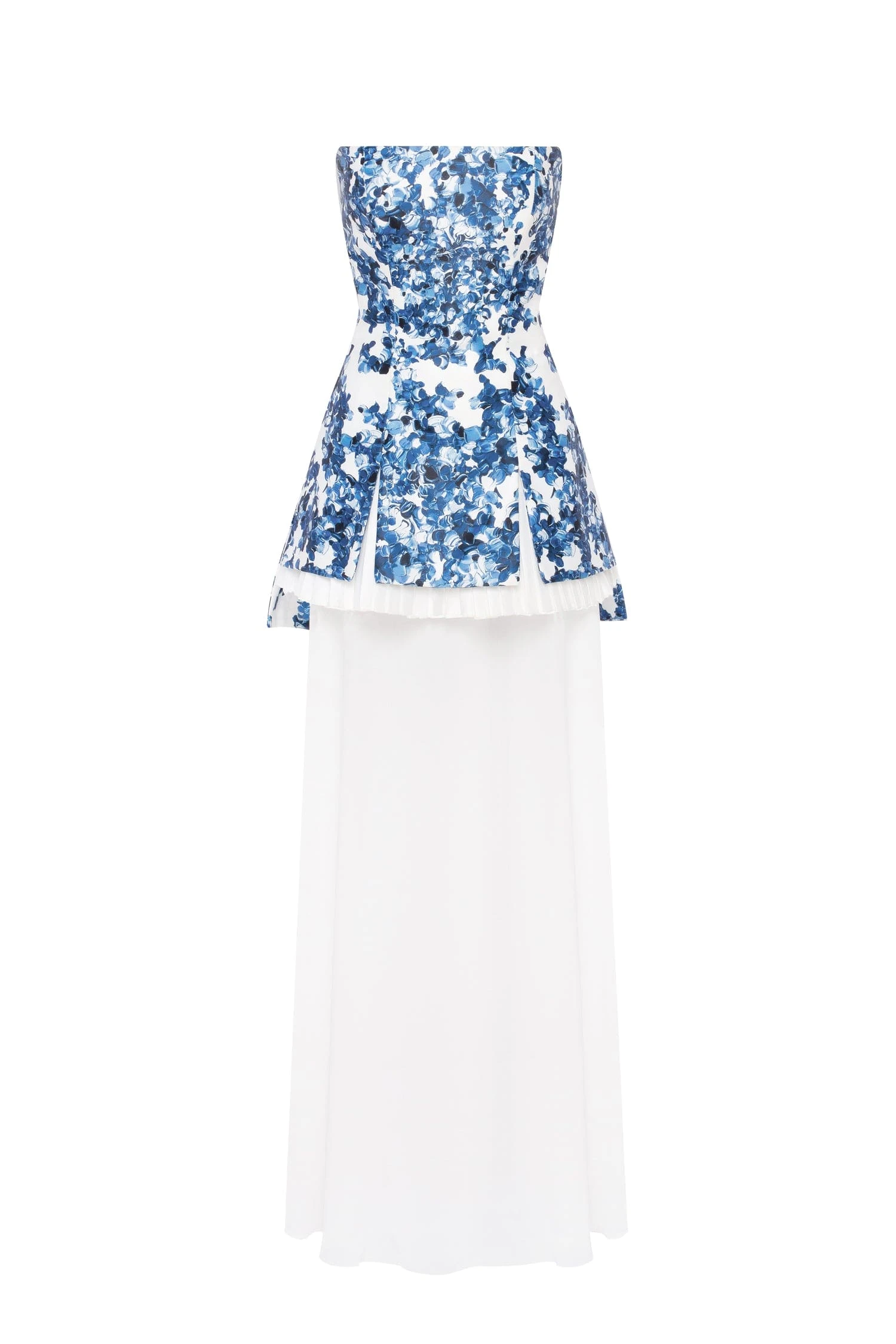 Milla 2-in-1 blue hydrangea mini with a detachable underskirt | Ready to Wear 2025 Collection Luxury Shoes Elevate your elegance in this Milla Dresses from the 2025 resort wear edit