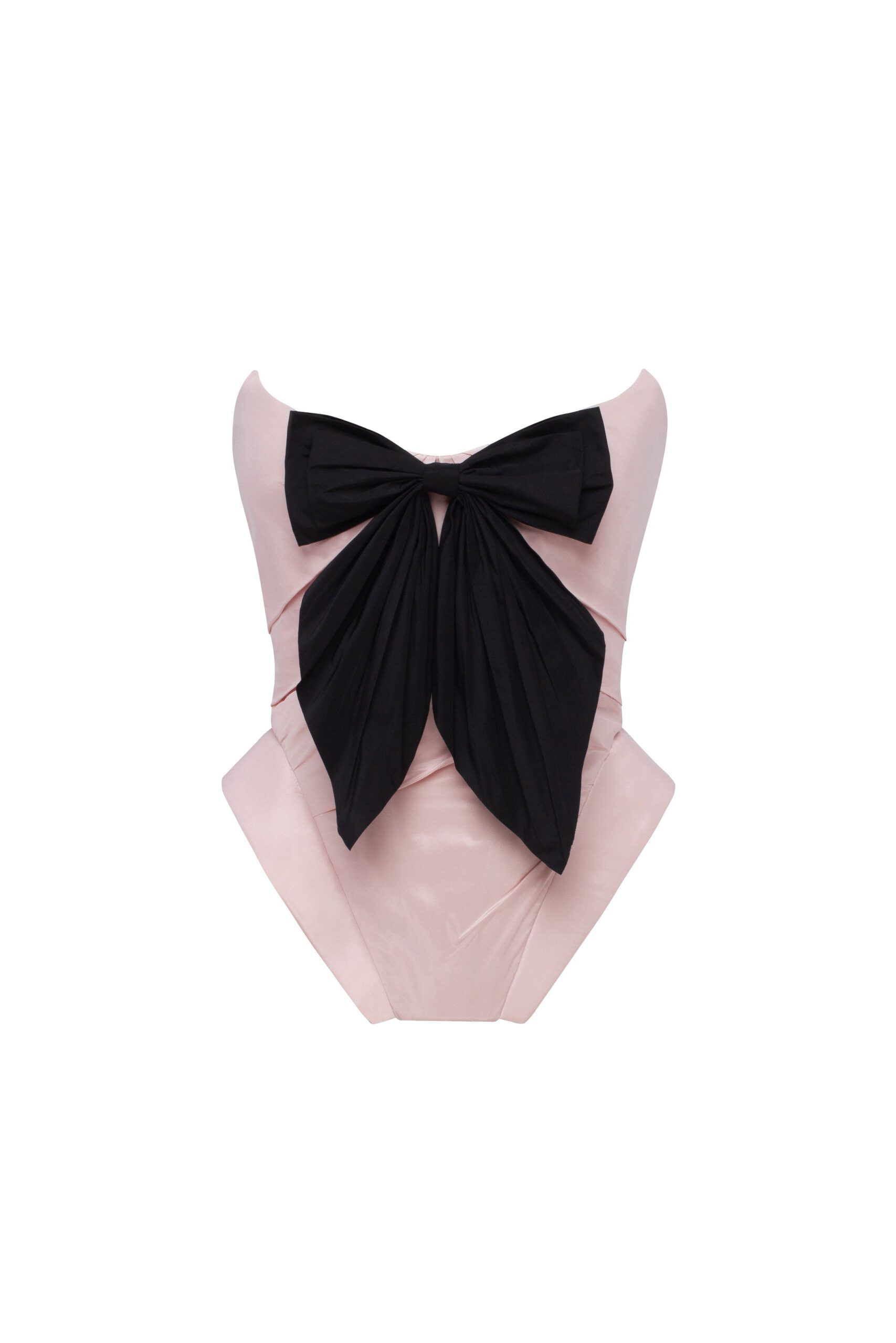 Milla Sleeveless pink corset with detachable bow Elevate your elegance in this Milla Tops from the 2025 resort wear edit