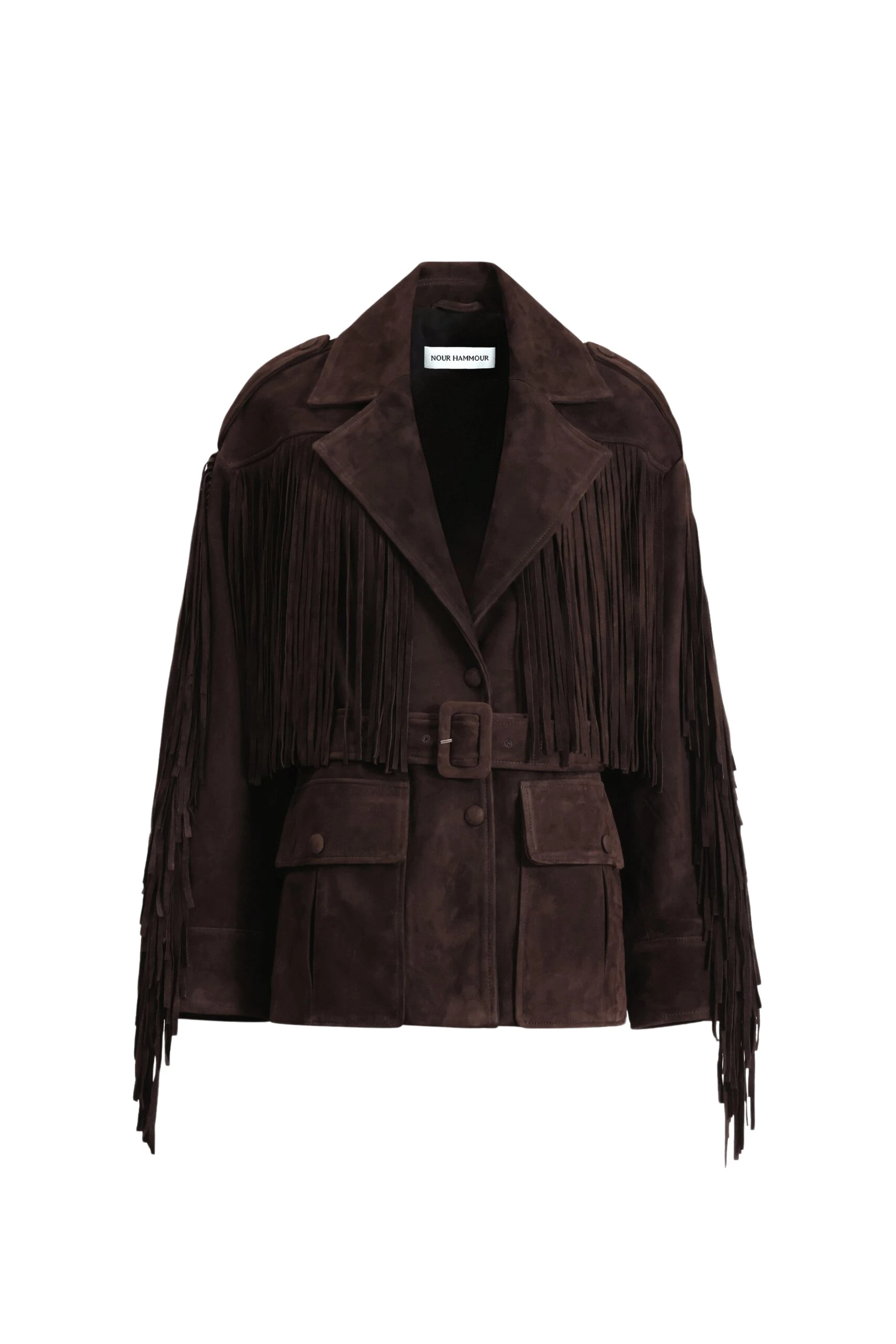 Nour-Hammour-Cassidy-Suede-Fringe-Jacket-scaled85633_nobg Nour Hammour Jackets luxury Clothing from Luxury Handbags Marketplace