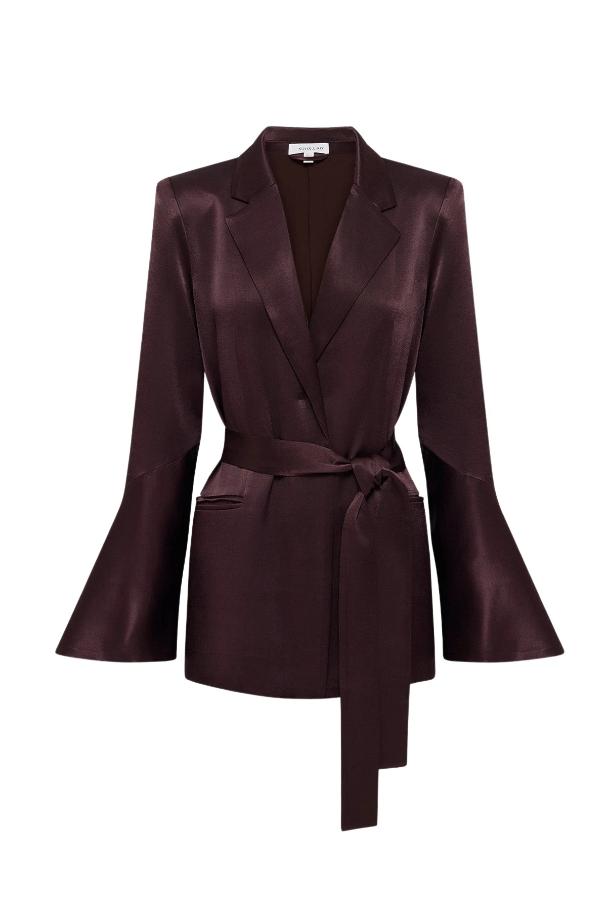 Shona-Joy-La-Lune-Flared-Sleeve-Belted-Blazer-2025-coveti90639_nobg Shona Joy Brown Jackets luxury Clothing from Luxury Handbags Marketplace