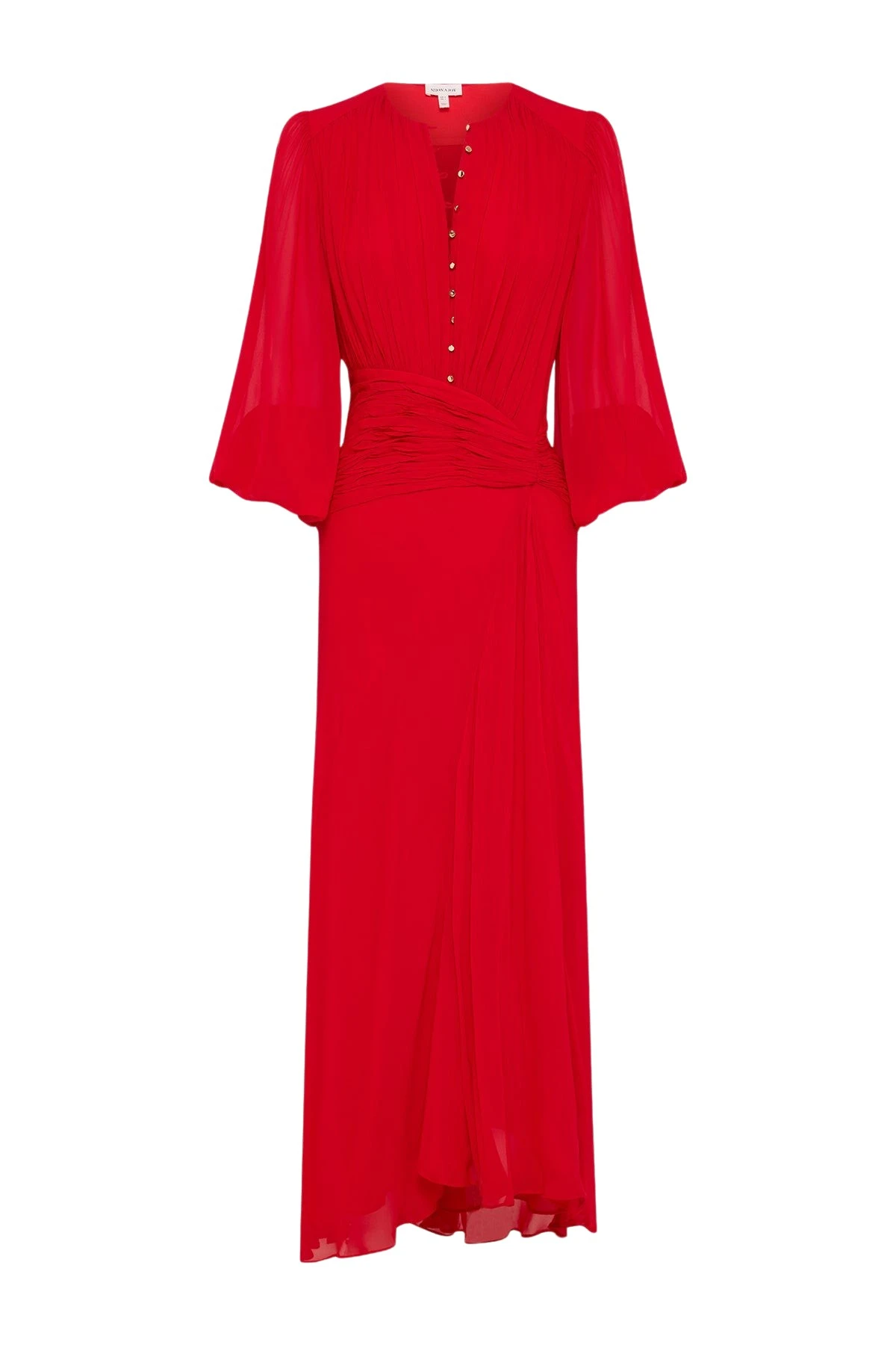 Shona-Joy-Romy-High-Neck-Balloon-Sleeve-Maxi-Dress-2025-coveti70061_nobg Shona Joy Red Dresses luxury Clothing from Luxury Handbags Marketplace