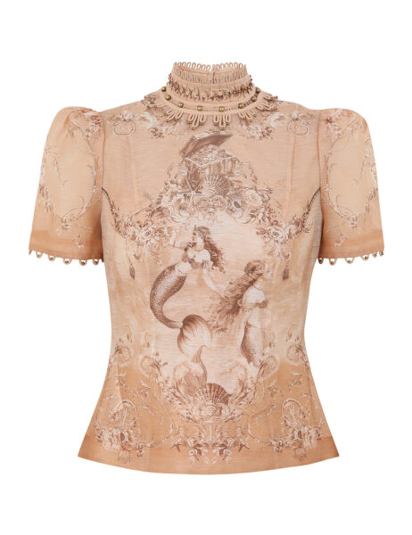 Elevate your elegance in this Zimmermann Tops   from the 2025 resort wear edit