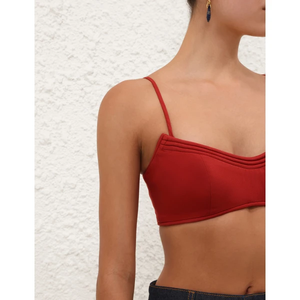 Elevate your elegance in this Zimmermann Tops   from the 2025 resort wear edit