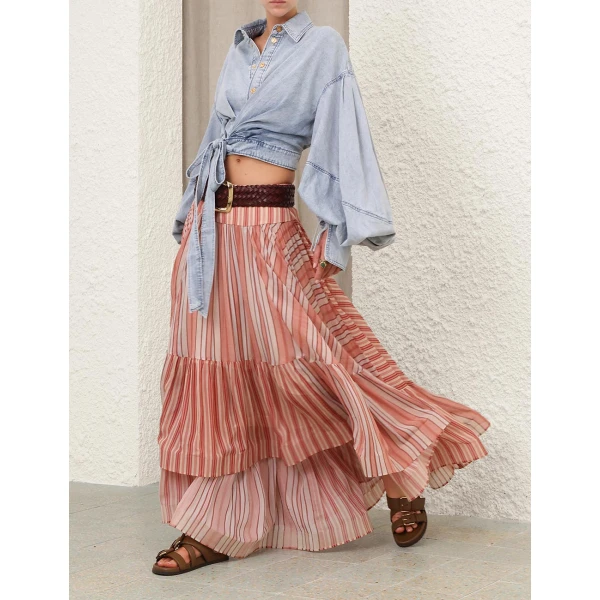 Elevate your elegance in this Zimmermann Tops   from the 2025 resort wear edit