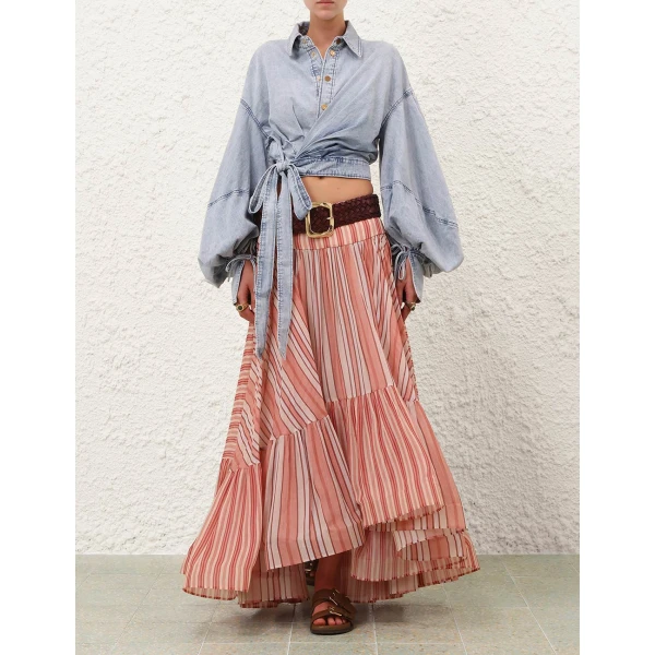 Elevate your elegance in this Zimmermann Tops   from the 2025 resort wear edit
