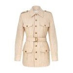 Zimmermann Rebellion Pinstripe Jacket | Ready to Wear 2025 Collection Luxury Shoes Elevate your elegance in this Zimmermann Jackets from the 2025 resort wear edit
