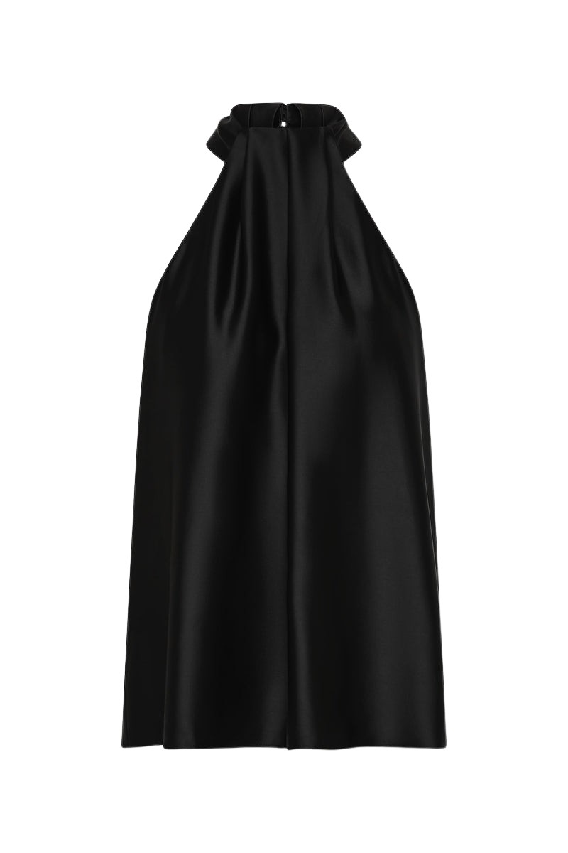 Carla-Zampatti-Black-Lustre-Satin-Drape-Neck-Top41637_nobg Carla Zampatti Tops