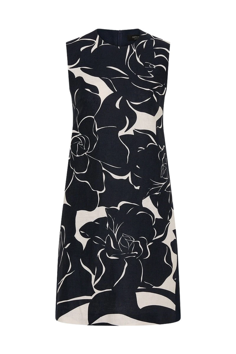 Carla-Zampatti-Celestial-Petals-Linen-Shift-Dress71310_nobg Carla Zampatti Dresses