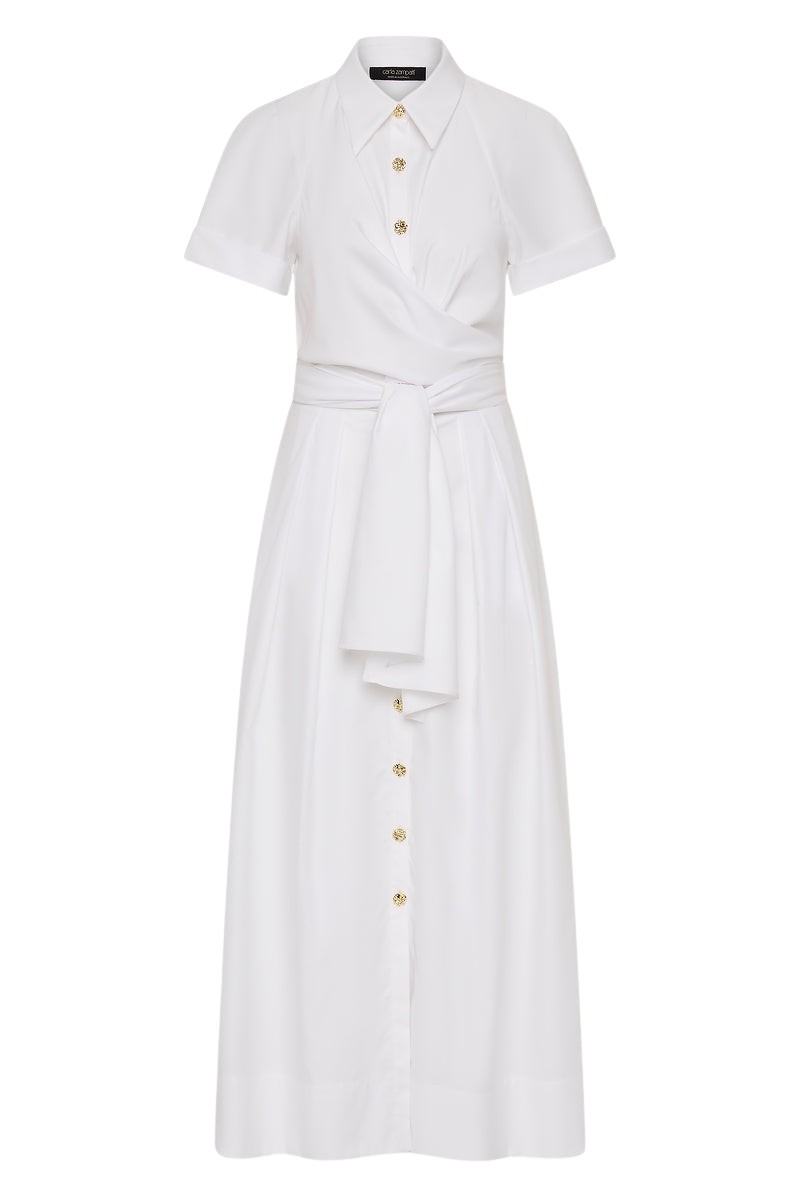 Carla-Zampatti-White-Cotton-Wrap-Shirt-Dress84909_nobg Carla Zampatti Dresses