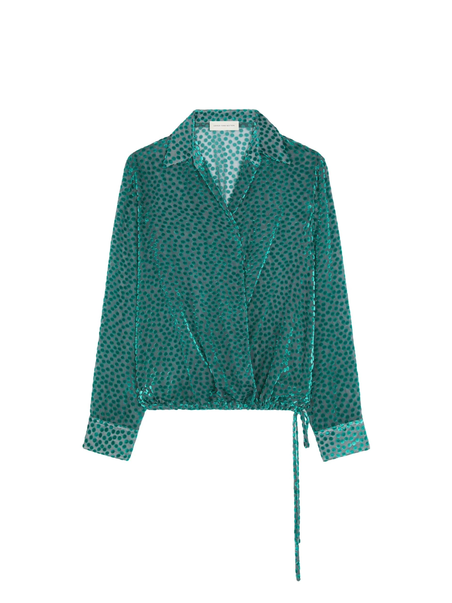 Dries-Van-Noten-Devore-wrap-shirt-scaled19099_nobg Dries Van Noten Tops