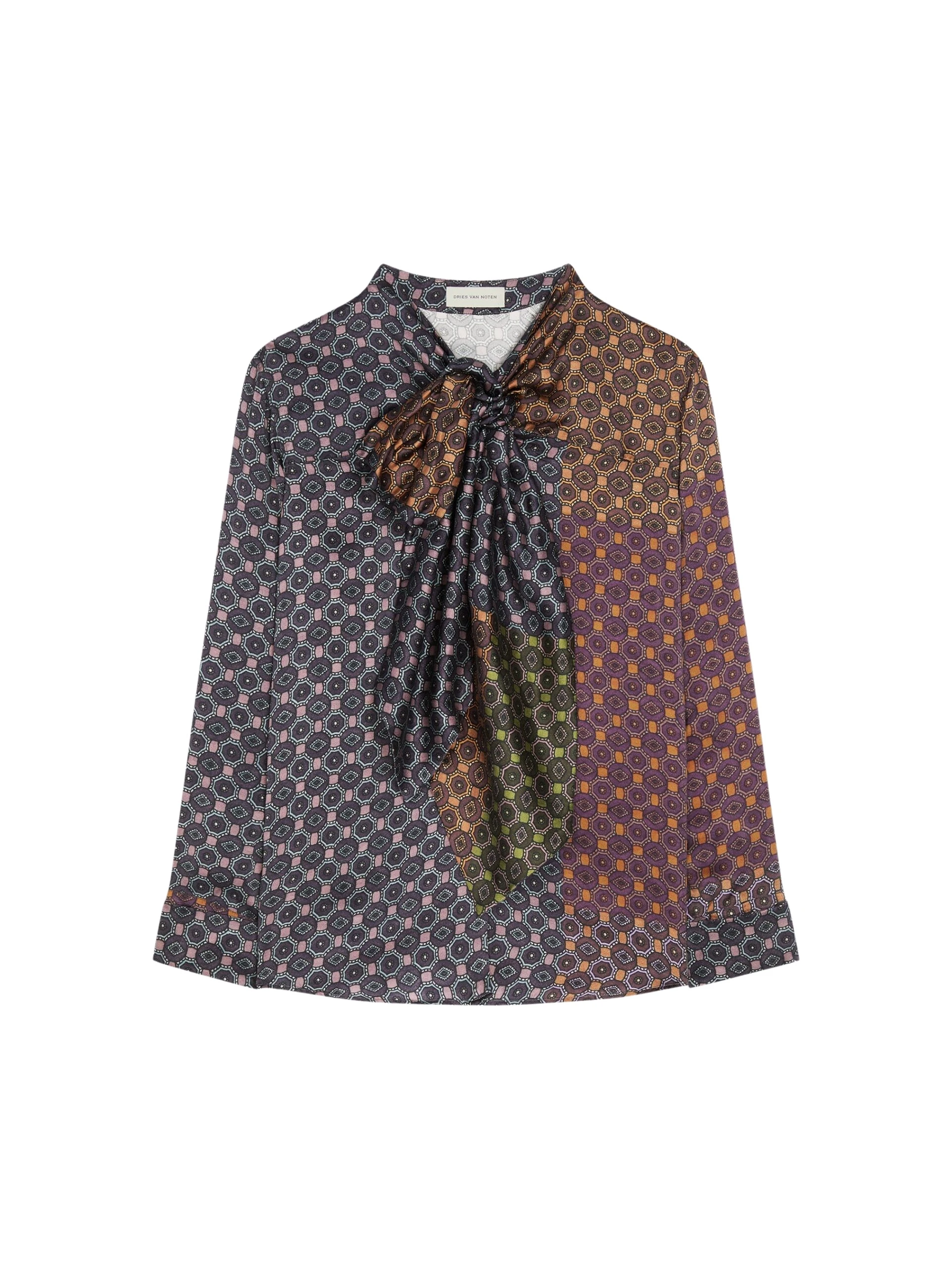 Dries-Van-Noten-Silk-pussy-bow-shirt-scaled15018_nobg Dries Van Noten Tops