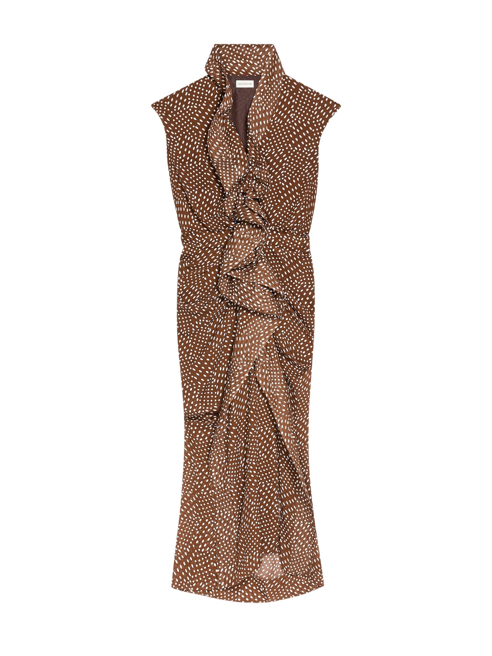 Dries-Van-Noten-Waisted-ruffled-dress-scaled59643_nobg Dries Van Noten Dresses
