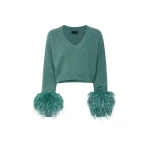 Lapointe-Cashmere-Cropped-V-Neck-Sweater-With-Feathers-scaled58784_nobg Lapointe Cashmere Cropped V Neck Sweater With Feathers