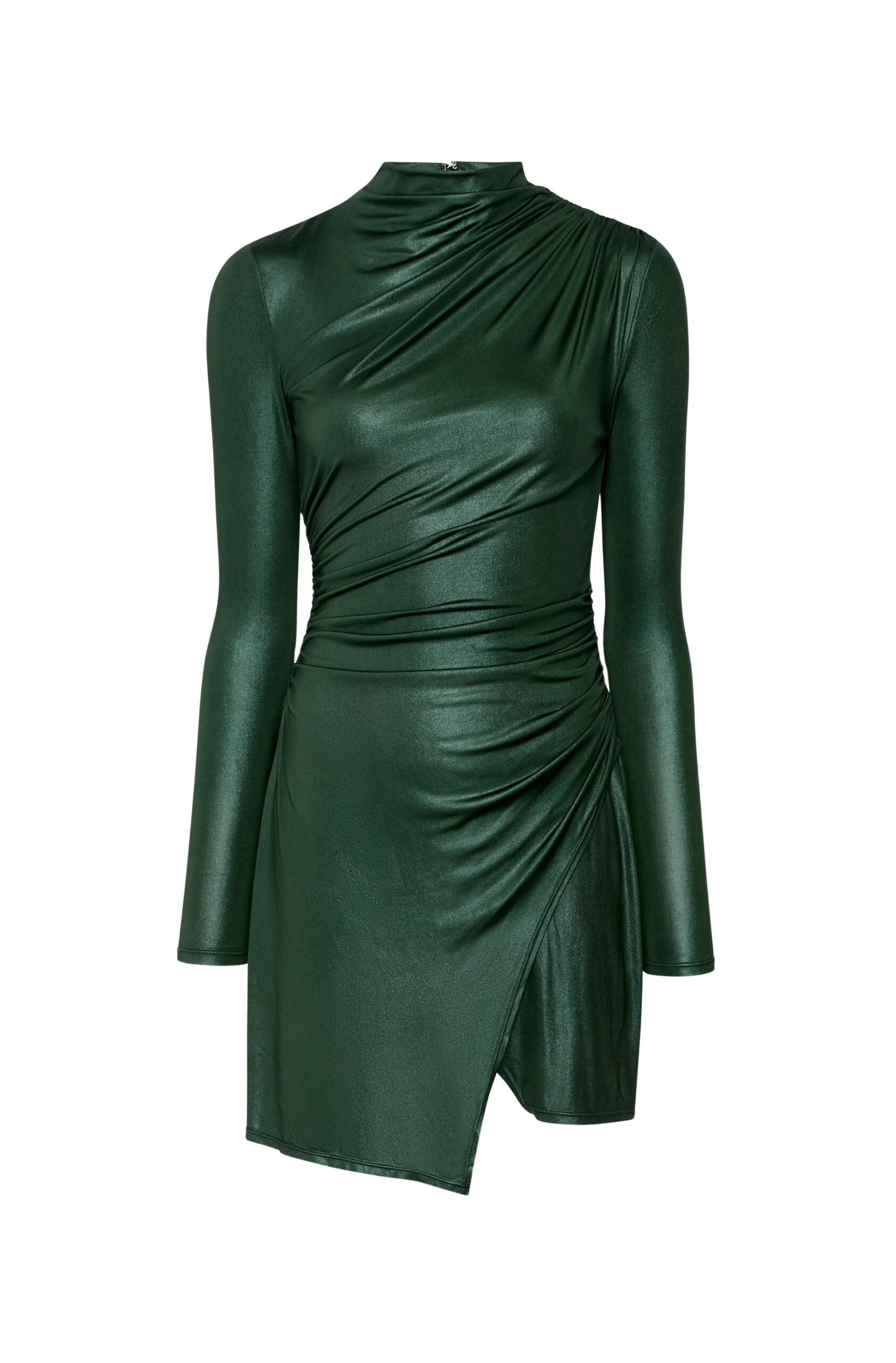 Lapointe-Coated-Jersey-Draped-Mini-Dress-scaled84995_nobg Lapointe Coated Jersey Draped Mini Dress