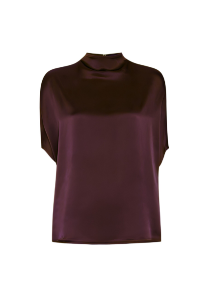 Lapointe Satin Cape Tee