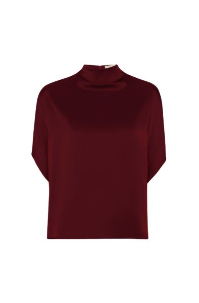 Lapointe Satin Cape Tee