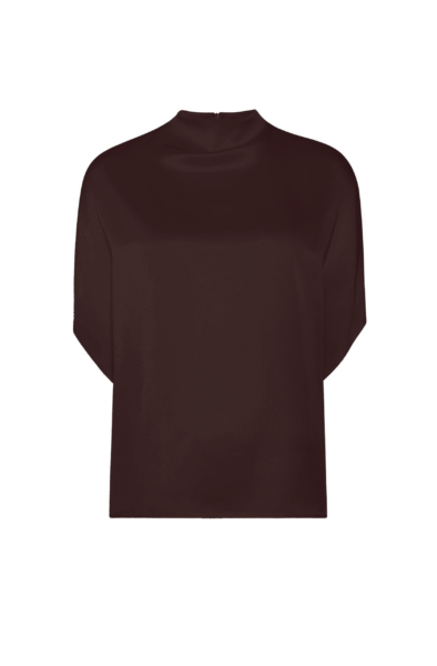 Lapointe Satin Cape Tee