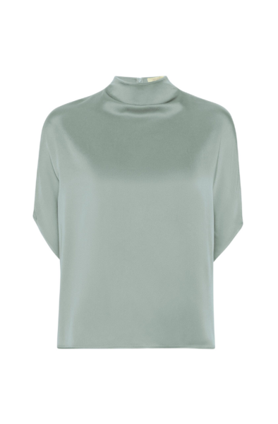 Lapointe Satin Cape Tee