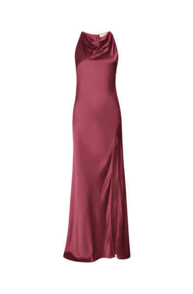 Lapointe Satin Halter Gown