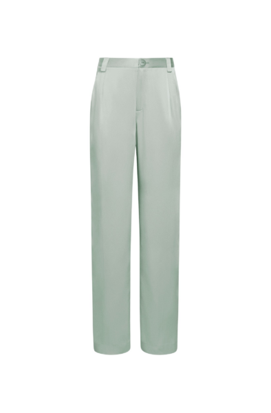 Lapointe Satin Relaxed Pleated Pant
