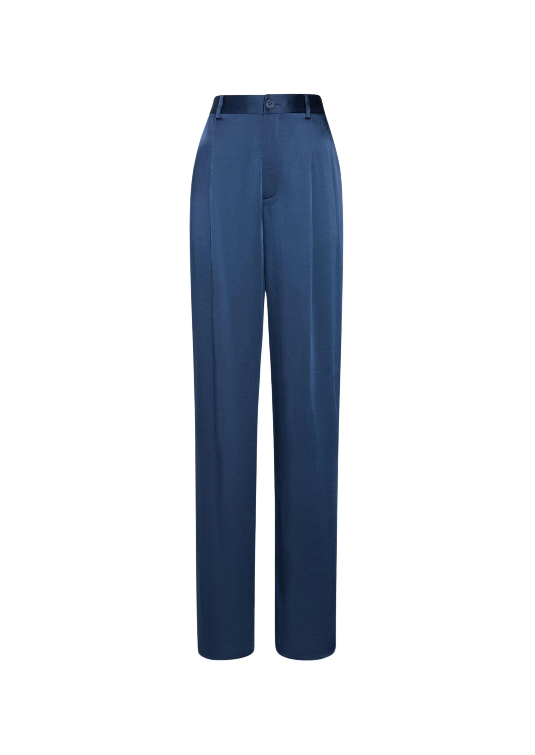 Lapointe Satin Relaxed Pleated Pant