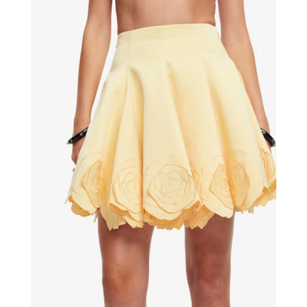 Fully lined - Appliqué Skirt from Luxury Shoes 