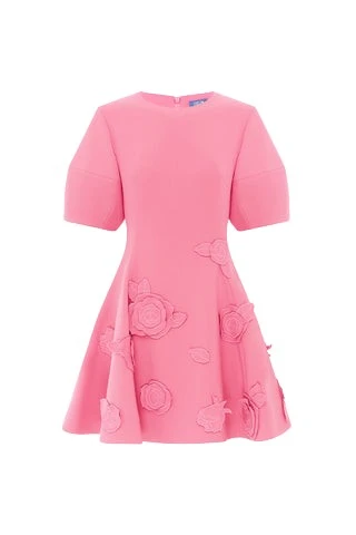 Leo-Lin-Simona99227_nobg Leo Lin Pink Dresses Premium appliqué mini dress