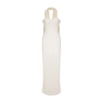 Marmar Halim Chiffon Scarf Crepe Maxi Dress Dresses