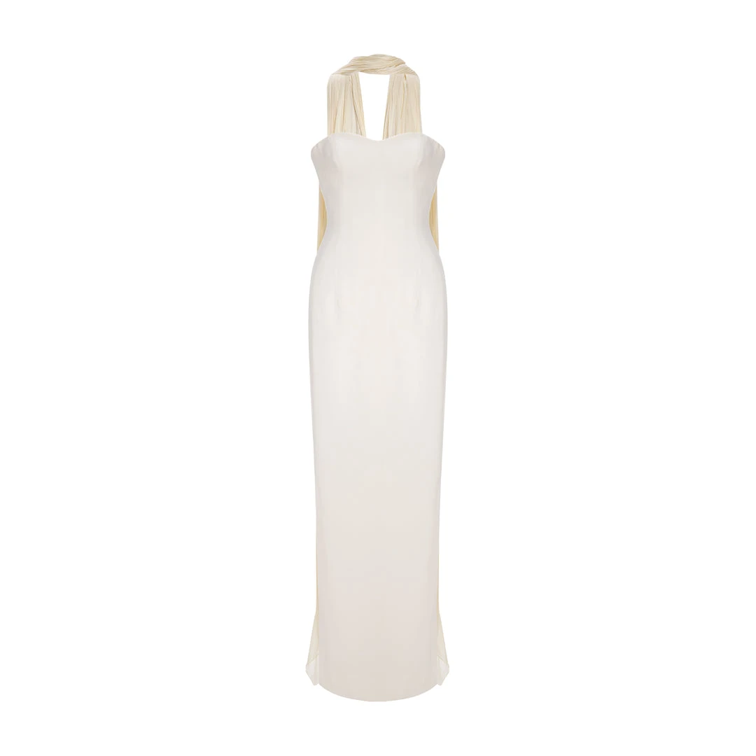Marmar Halim Chiffon Scarf Crepe Maxi Dress Dresses Marmar Halim Chiffon Scarf Crepe Maxi Dress Dresses