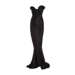 Marmar Halim Cutout Silk Slit Gown Gowns