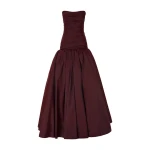 Marmar Halim Draped Taffeta With Ball Skirt Gown Gowns Marmar Halim Draped Taffeta With Ball Skirt Gown Gowns