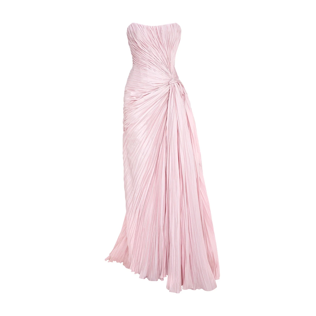 Marmar Halim Hand Pleated Slip Silk Gown Gowns Marmar Halim Hand Pleated Slip Silk Gown Gowns