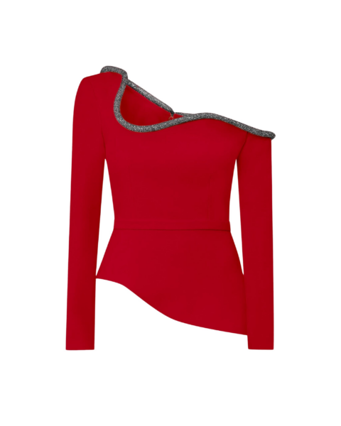 Aime Crimson Top