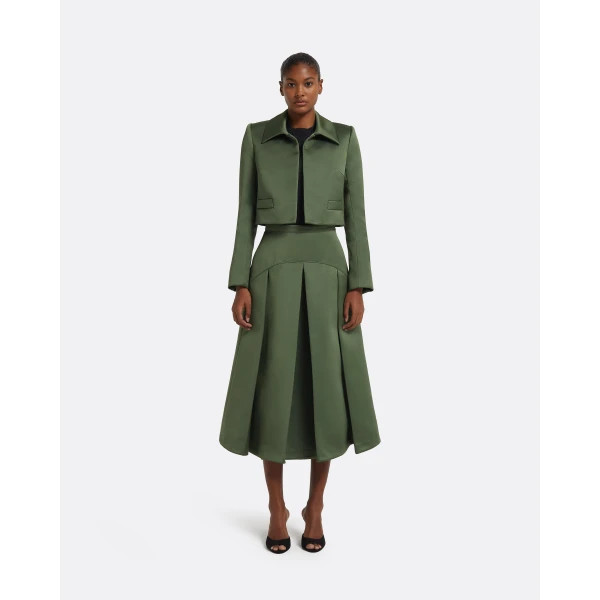 Archie Skirt in Moss Green - Image 2