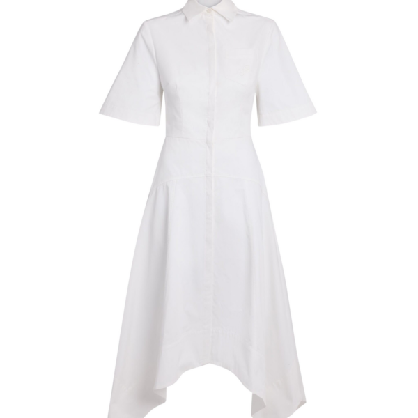 Aster Midi Dress in Ivory