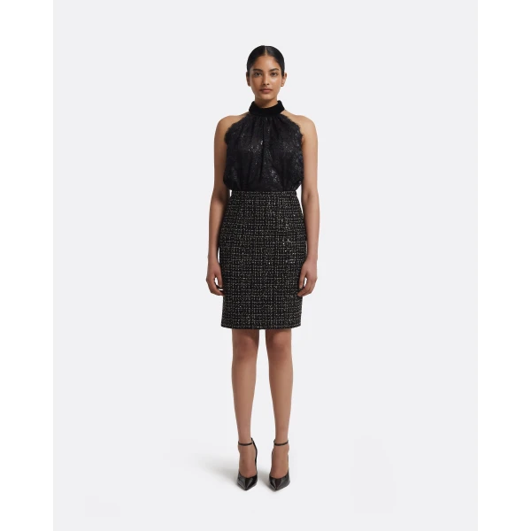 Ayaka Skirt in Black & Gold - Image 2