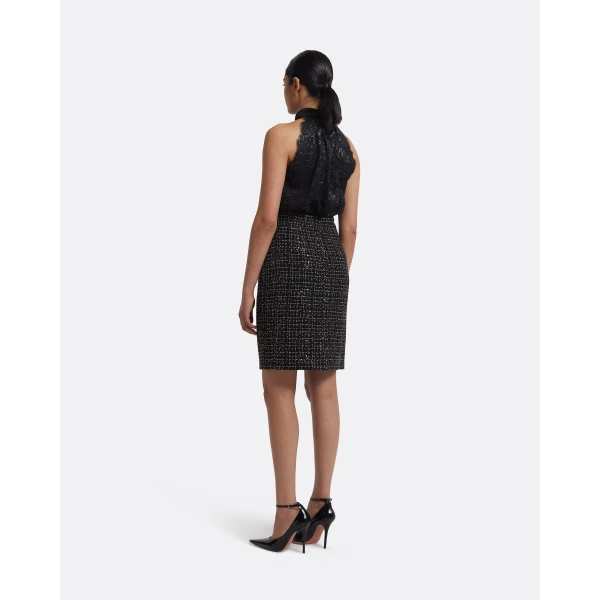 Ayaka Skirt in Black & Gold - Image 3