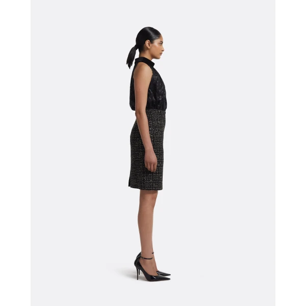 Ayaka Skirt in Black & Gold - Image 5