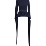 Dylan Top in Maritime With Crystal