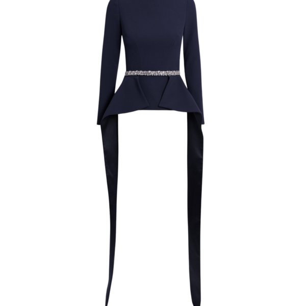 Dylan Top in Maritime With Crystal