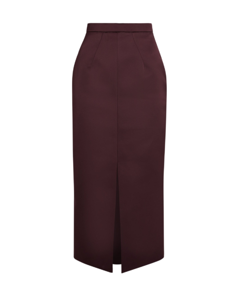 Grainee Skirt in Wine