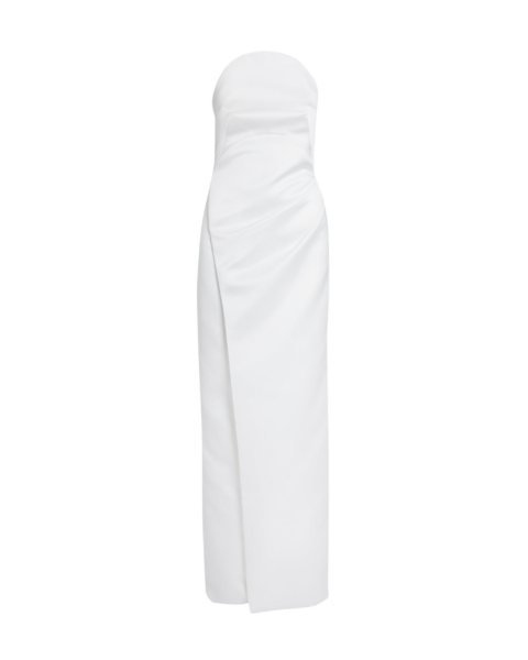Misaki Long Dress in Porcelain